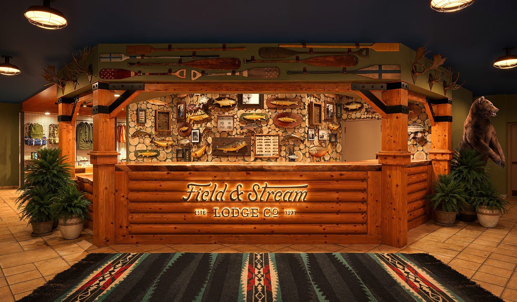Field & Stream Bozeman front desk