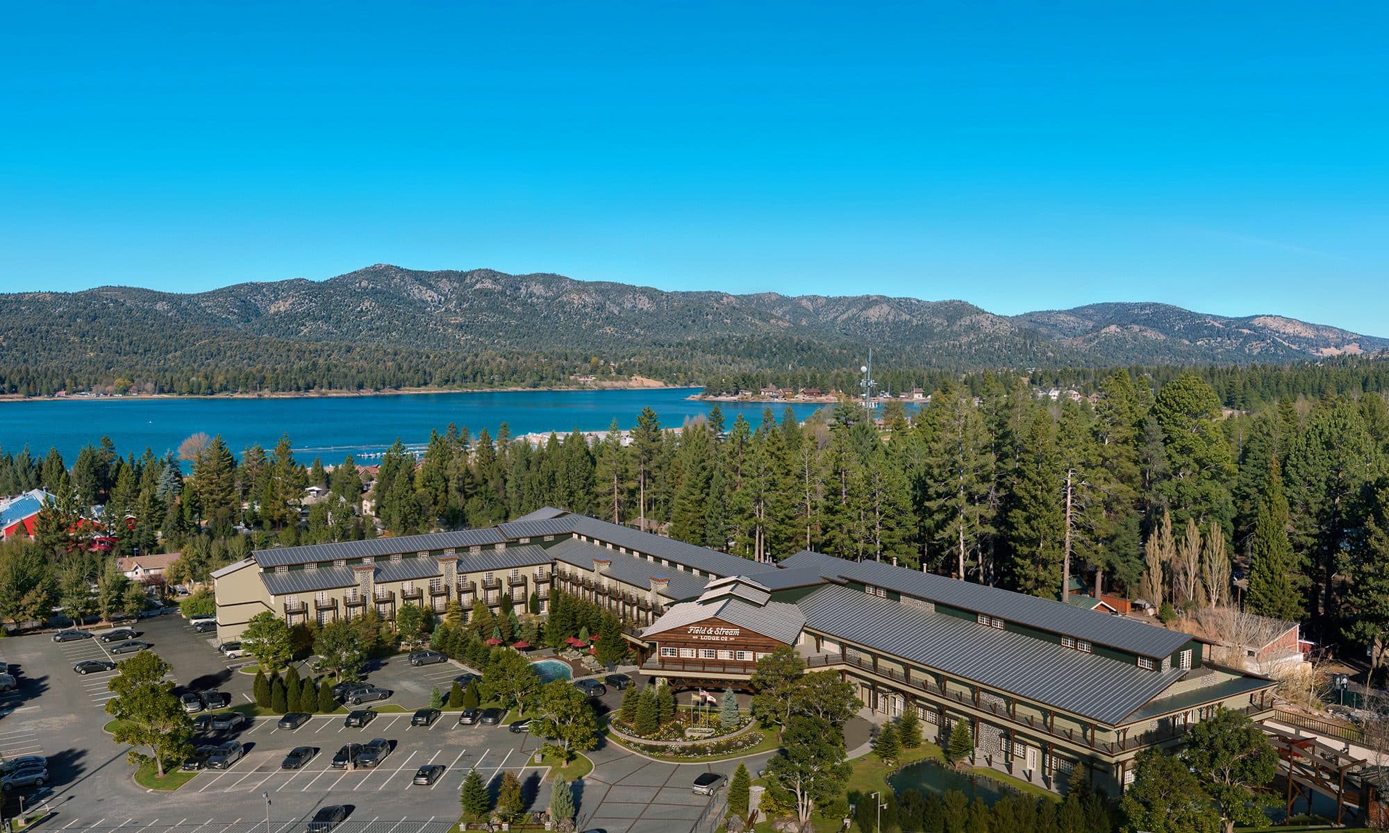 areal view of Field & Stream Big Bear