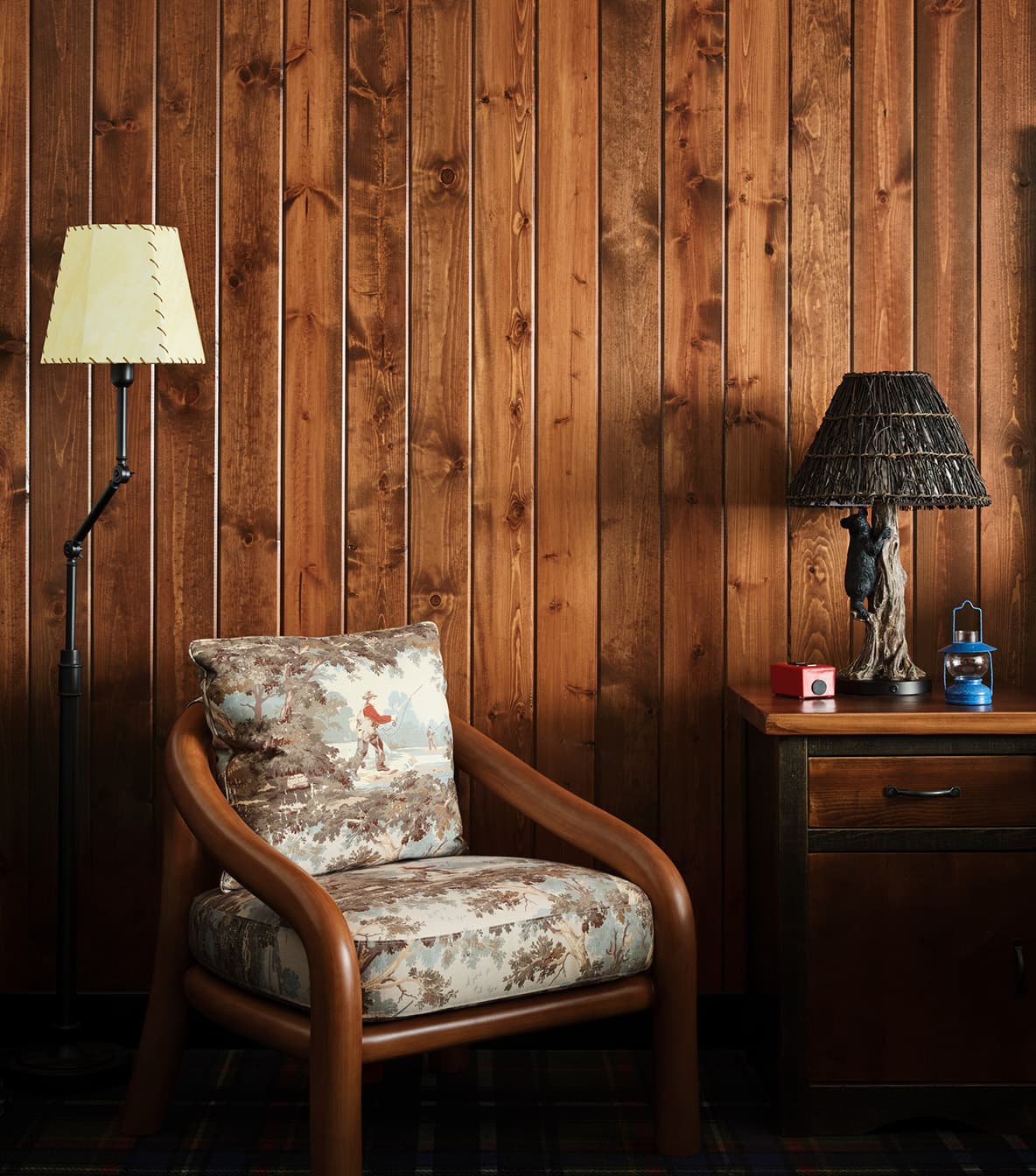arm chair in Gallatin suite