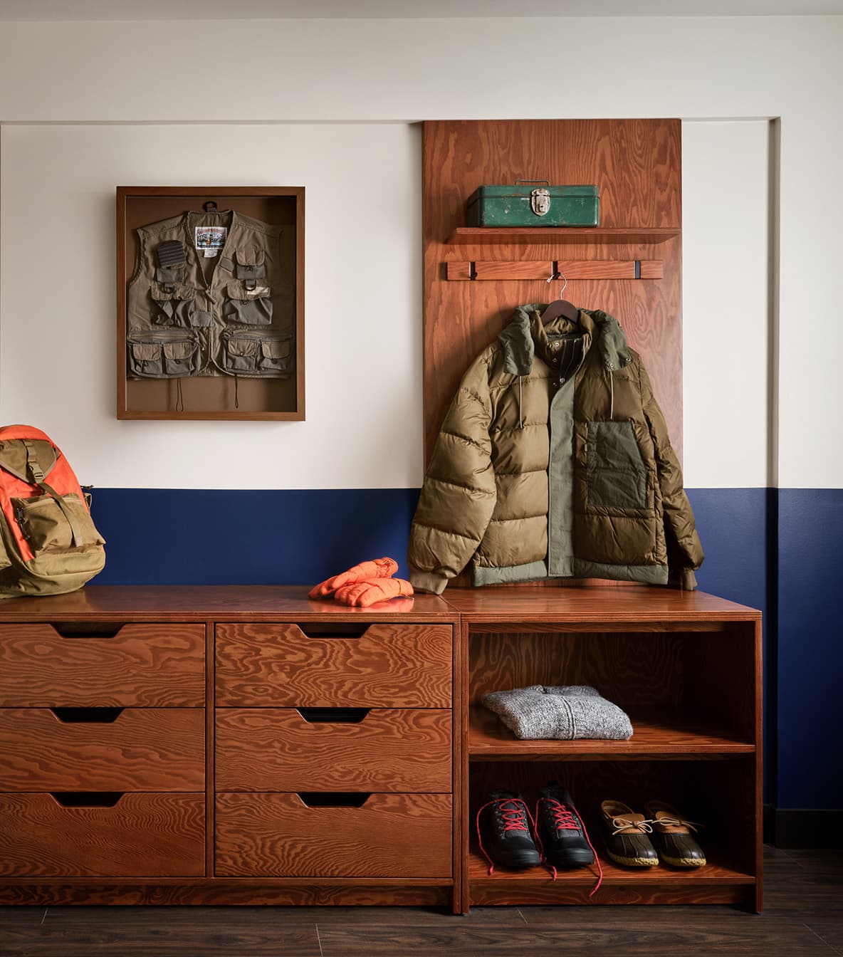 modular storage in the Gallatin suite
