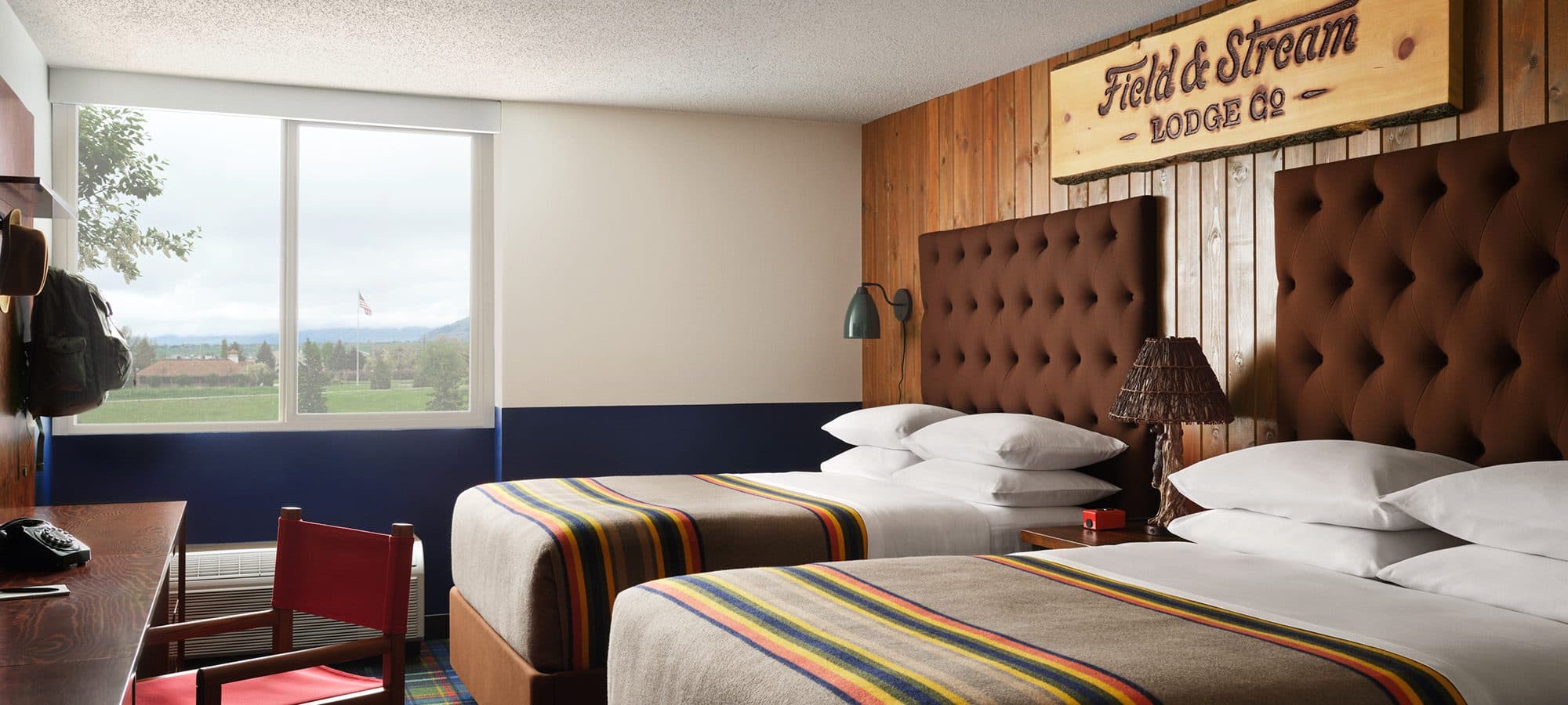The Queen Queen guest room