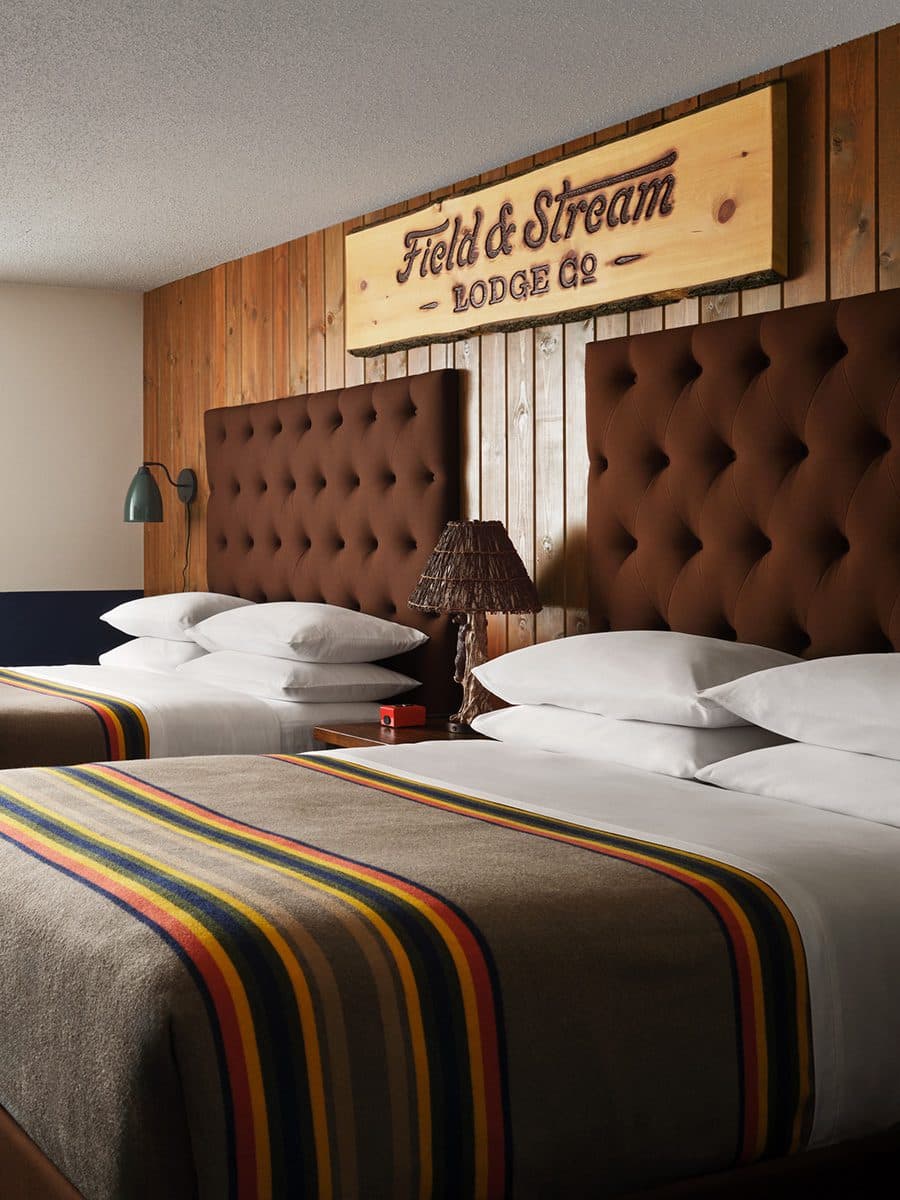 The Queen Queen guest room