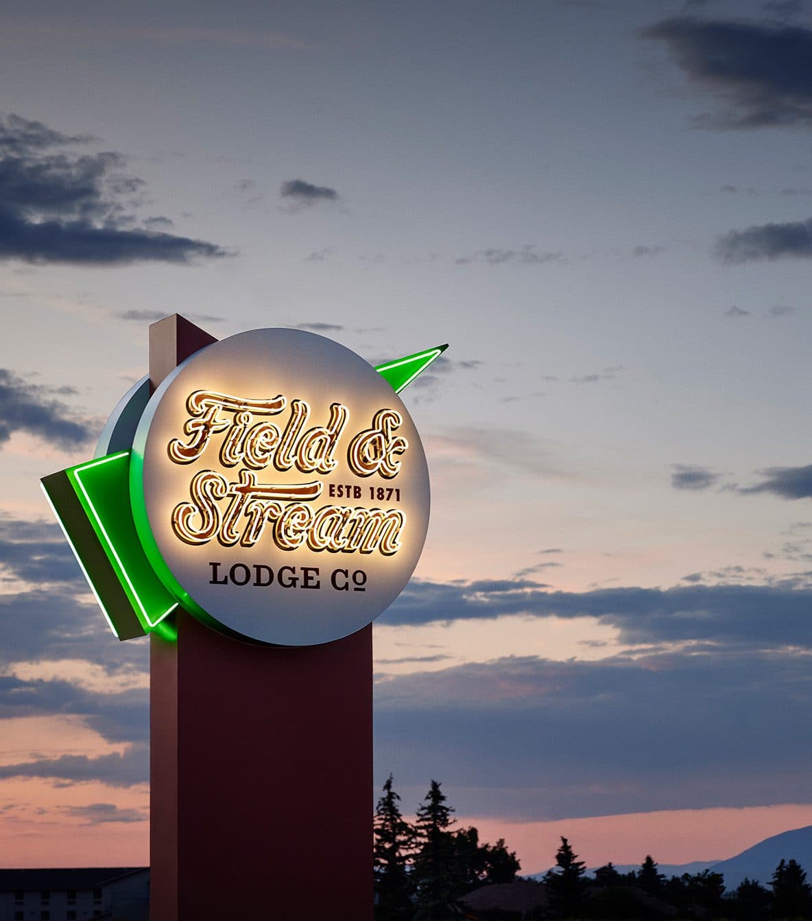 Field & Stream Neon Sign