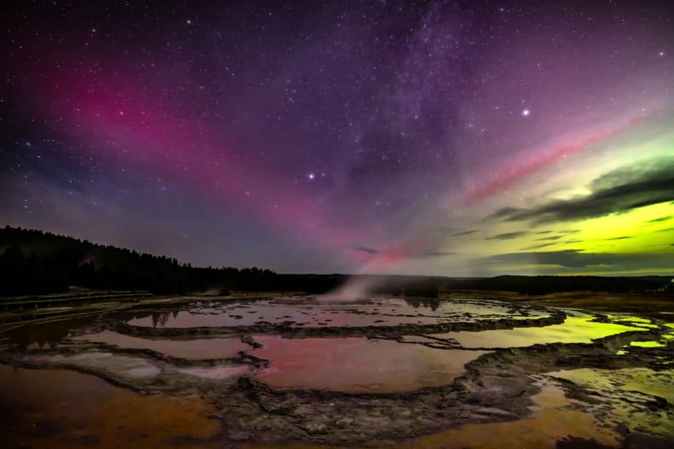 stargazing in yellowstone