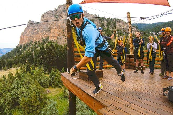 ziplining
