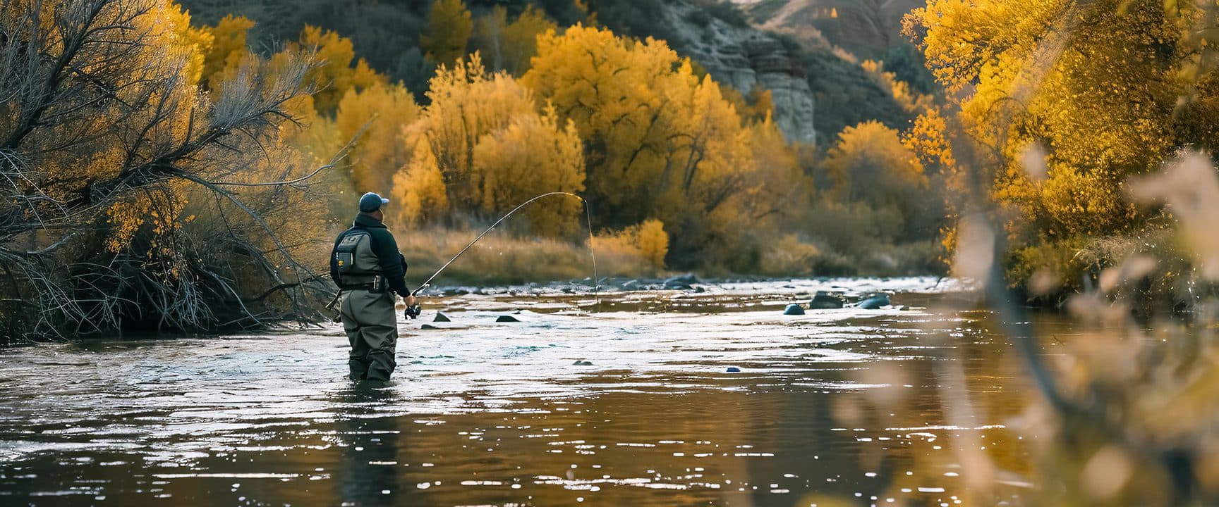 fly fishing on the Gallatin River