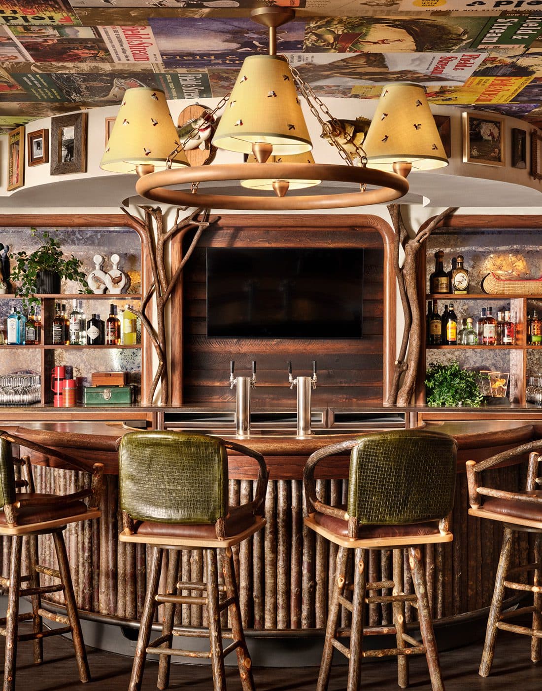 bar at Dry Fly Saloon
