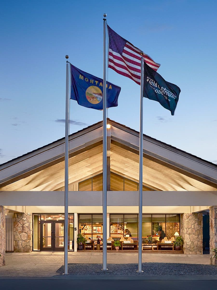 Exterior of entrance to Field & Stream Bozeman